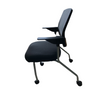 Ergonomic Office Chair, Comfy Computer Desk Chair, Mesh Back Home Office Chair with Padded seat, Adjustable Lumbar Support, Flip-up Arms, Swivel Wheels, Work Task Chair for Long Hours- ASL-2103-325