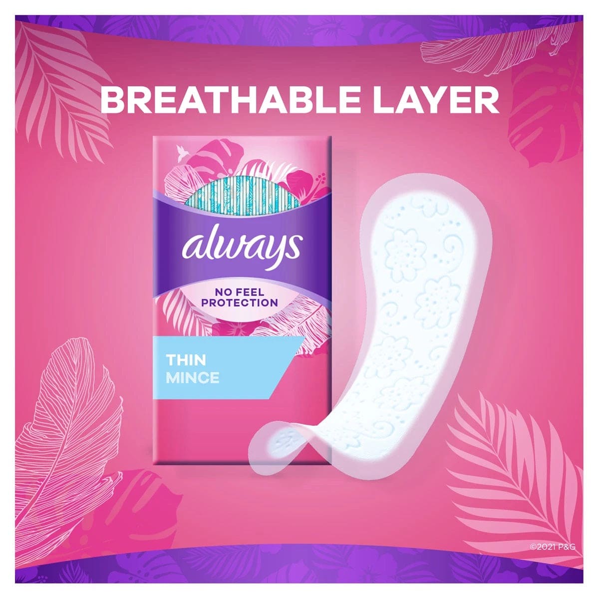 ALWAYS PANTY LINERS BREATHABLE SCENTED 20CT - APLBS20 Pie's Variety Store