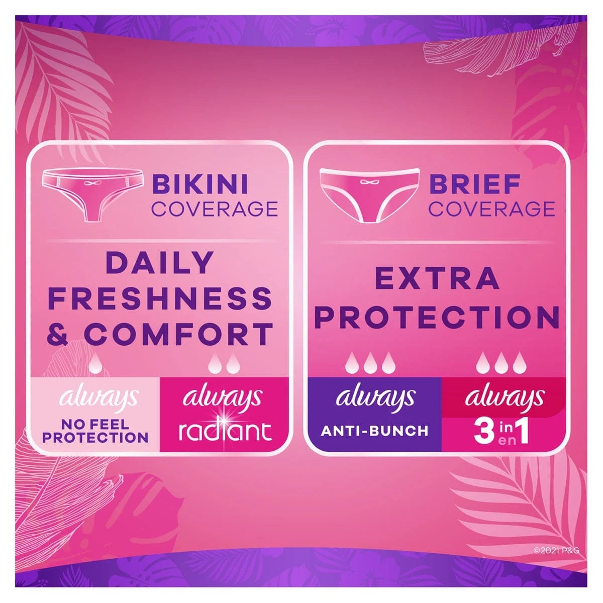 ALWAYS PANTY LINERS BREATHABLE SCENTED 20CT - APLBS20 Pie's Variety Store
