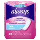ALWAYS PANTY LINERS BREATHABLE SCENTED 20CT - APLBS20 Pie's Variety Store