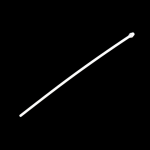 Angle stop rod Polytube 20 inches Valve Rod. Suitable For Most Angle Valve. For Regulating The Flow Of A Fluid In A Pipe To Meet Your Plumbing Requirements-EZF049