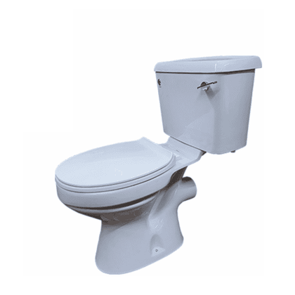 Berkley Closed Coupled Toilet Set Complete for Bathrooms - WHITE - CHIA036