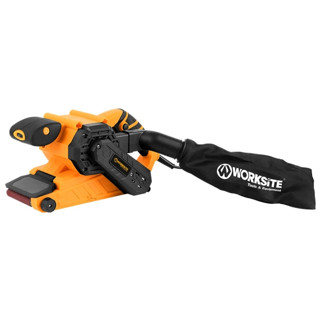 WORKSITE Electric Belt Sander 1010W Heavy Duty Handheld Wide Corded Belt Sanders for Woodworking Metal Working- BSD174-110V Worksite Power Tools