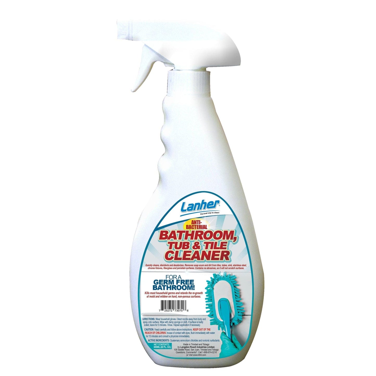 LANHER SPRAY BATHROOM CLEANER 650ML - LSBC650 Pie's Variety Store
