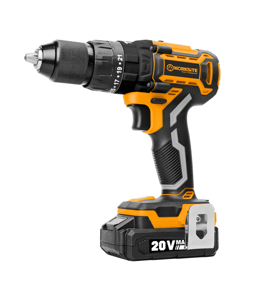 Worksite 20V Brushless Cordless Hammer Drill- CD336H Worksite Power Tools