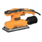 WORKSITE Finishing Sander High capacity dust bag with built-in vacuum adaptor for improved dust collection- FSD158-110 Worksite Power Tools