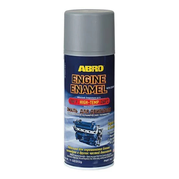 ABRO Engine Enamel with Ceramic Cast-Iron Spray Paint EE-555-CI (MABR0096) MASMEGA