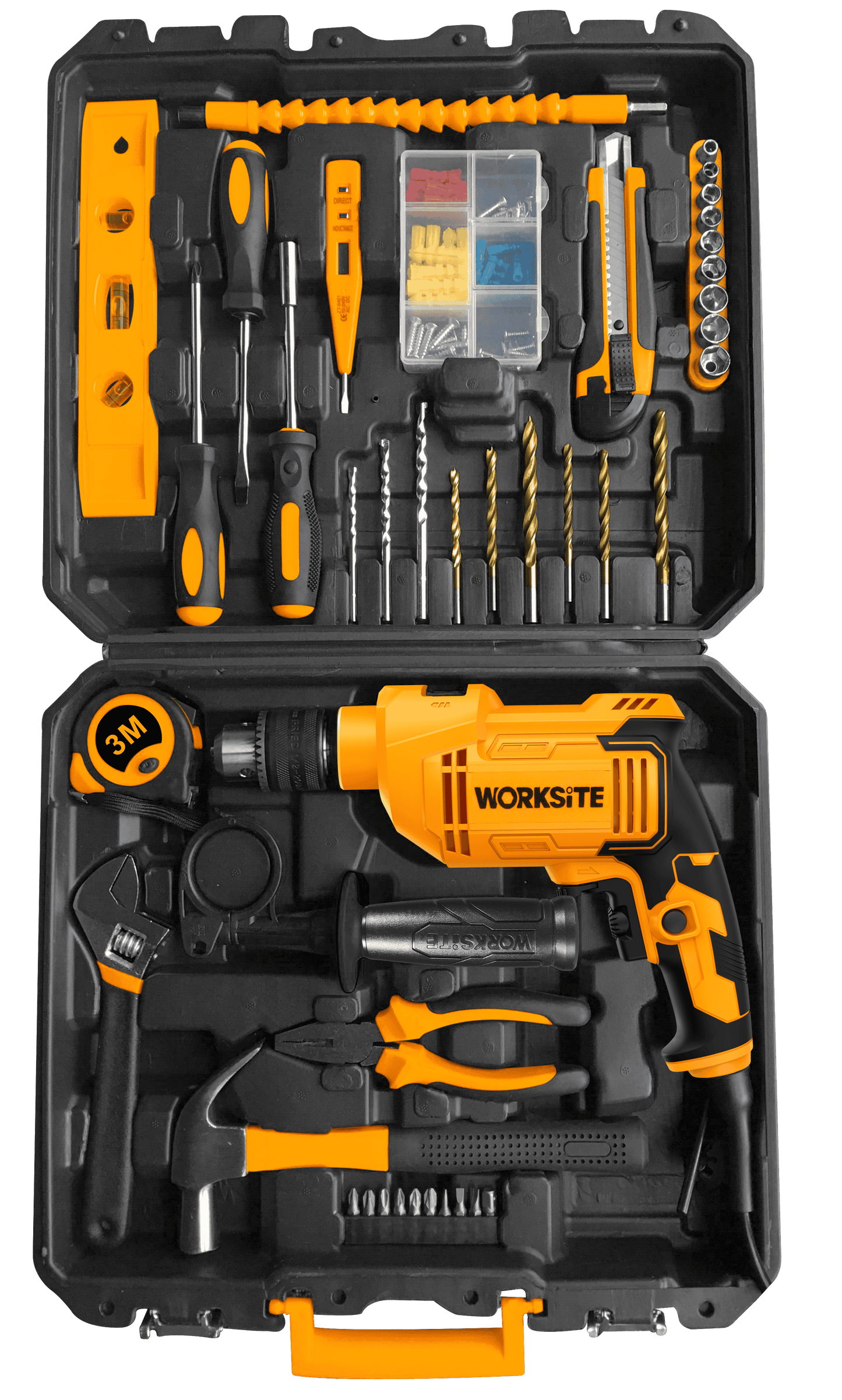 WORKSITE 710W 102PCS ELECTRIC IMPACT DRILL KIT- EID447-KIT Worksite Power Tools