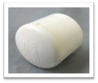 PVC End CAP SCH 40 White MEGA