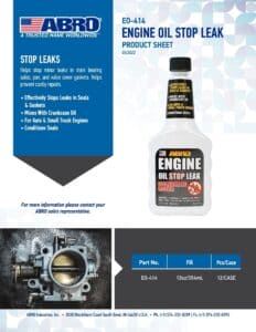 ABRO Engine Oil Stop Leak EO-414 (MABRO011) MASMEGA