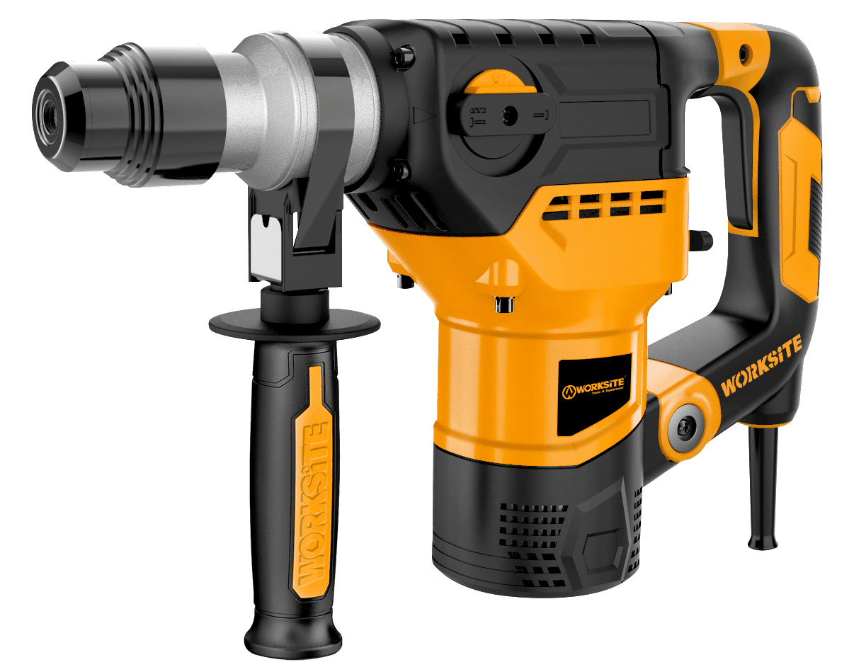 WORKSITE Industrial Quality 36mm Rotary Hammer Drill Machine Power Hammer Tools Large 1500W Corded Electric Rotary Hammer - ERH254