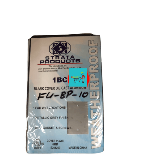 Strata Products 1-BC Blank Cover Die Cast Aluminium -FU-BP-10 Mega