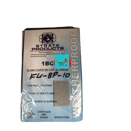 Strata Products 1-BC Blank Cover Die Cast Aluminium -FU-BP-10