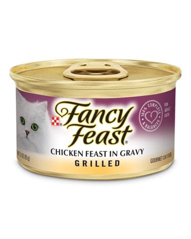 Fancy Feast Chicken Feast In Gravy Grilled Gourmet Cat Food 3oz - 05000004080