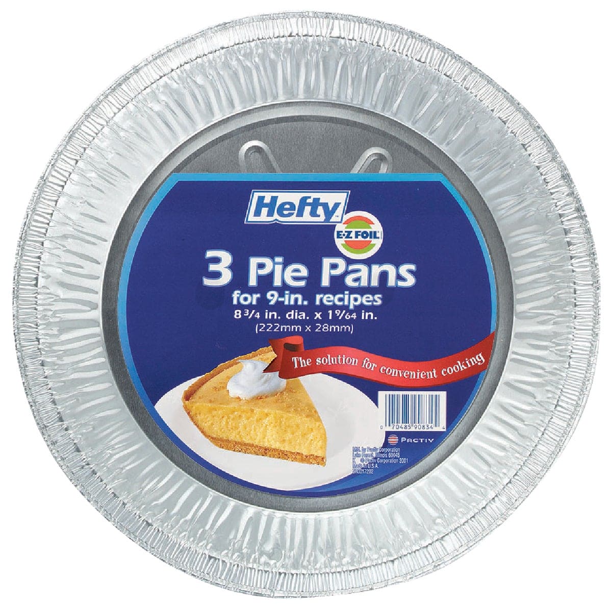 Hefty Ez Foil 9" Pie Pans, 3 Count - HEZFPP3 Pie's Variety Store