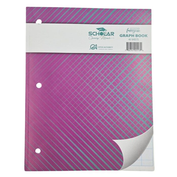 Scholar Pro Copy Book – Red and Blue Line ½″ Ruled Exercise Book - 70474100481 Pie's Variety Store