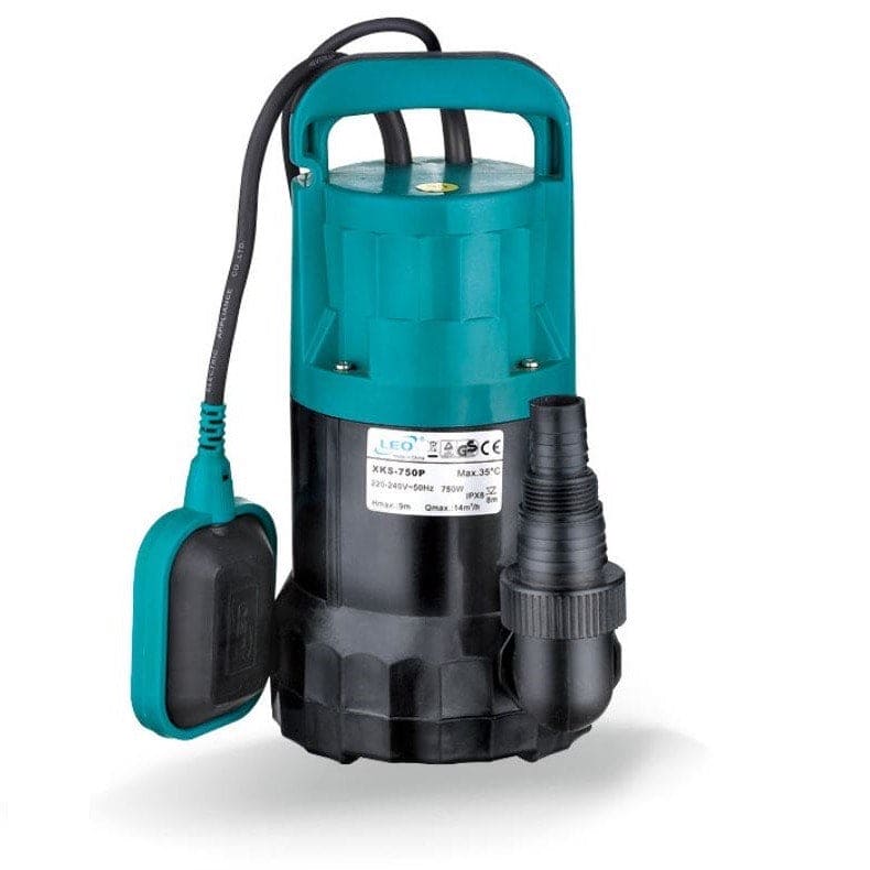 Leo Submersible Pump Third HP 0.03HP, Electric Portable Transfer Clean/Dirty Water Pump for Swimming Pool Basement Tubs Garden Ponds Draining -LSP3HP MEGA