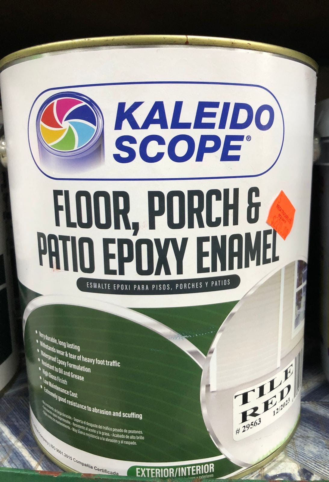 Kaleidoscope Epoxy Floor Paint - Suitable for Concrete or Wooden Floors both interior or exterior (Various Sizes) MEGA