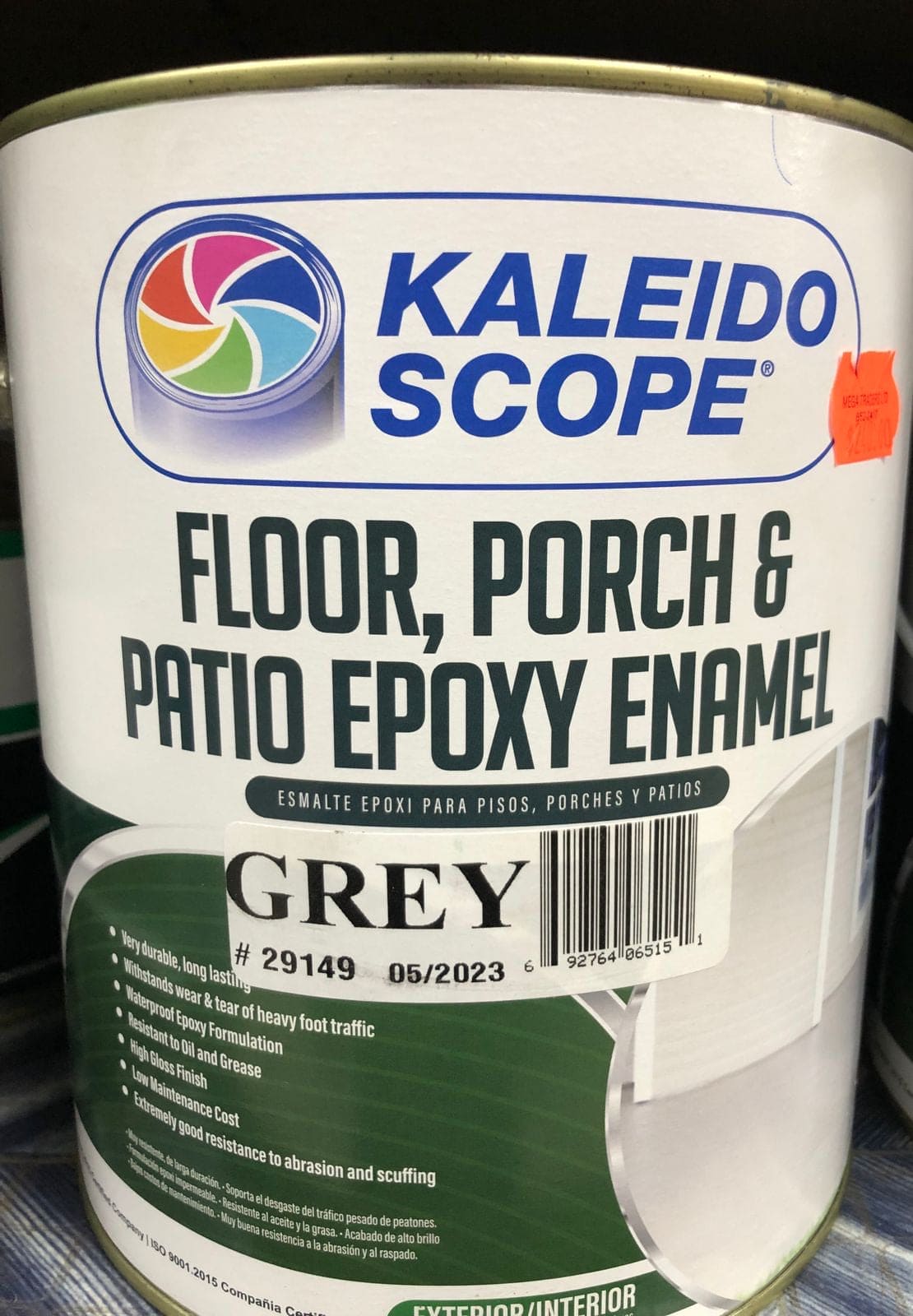Kaleidoscope Epoxy Floor Paint - Suitable for Concrete or Wooden Floors both interior or exterior (Various Sizes) MEGA
