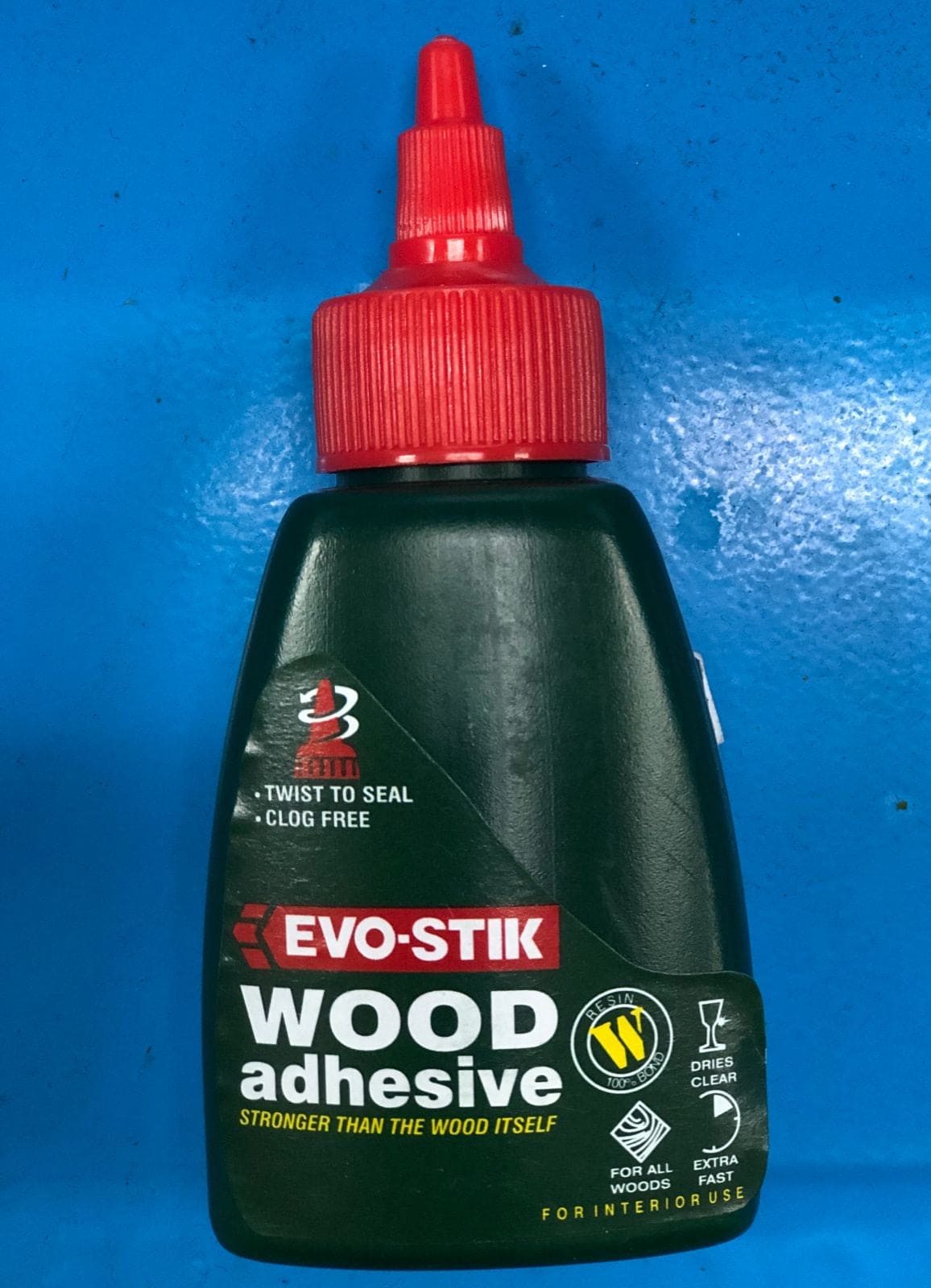 Evo Stik Wood Resin with Adhesive, Dries Fast, Dries Clear, For All Types of Wood - 501-15/20 MEGA