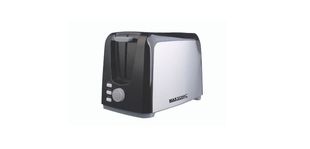 MAXSONIC ELITE 2 SLICE TOASTER BLACK 1CT - MSNECJ4 Pie's Variety Store
