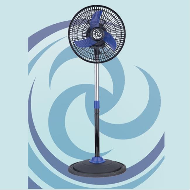 WHIRLWIND BLUE 10 INCH PEDESTAL FAN ETL- 20017661 Mega