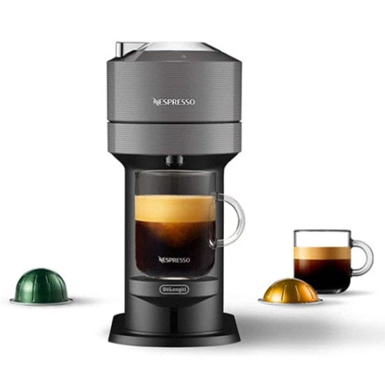 NESPRESSO VERTUO NEXT COFFEE AND ESPRESSO MACHINE BY DE'LONGHI DARK GREY-NESC-411 ebuystt