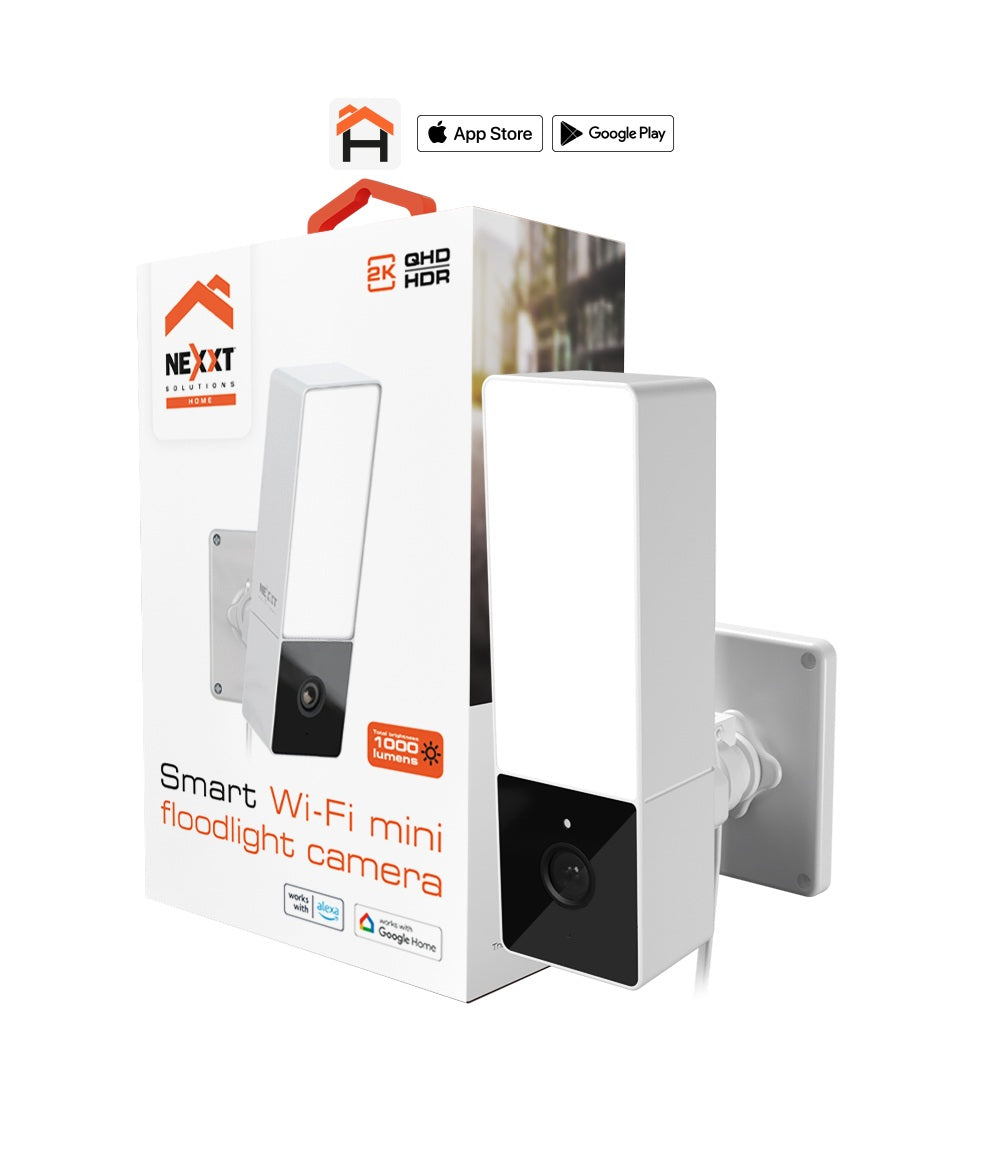 Nexxt Smart Wi-Fi mini floodlight camera - NHC-F410 ebuystt