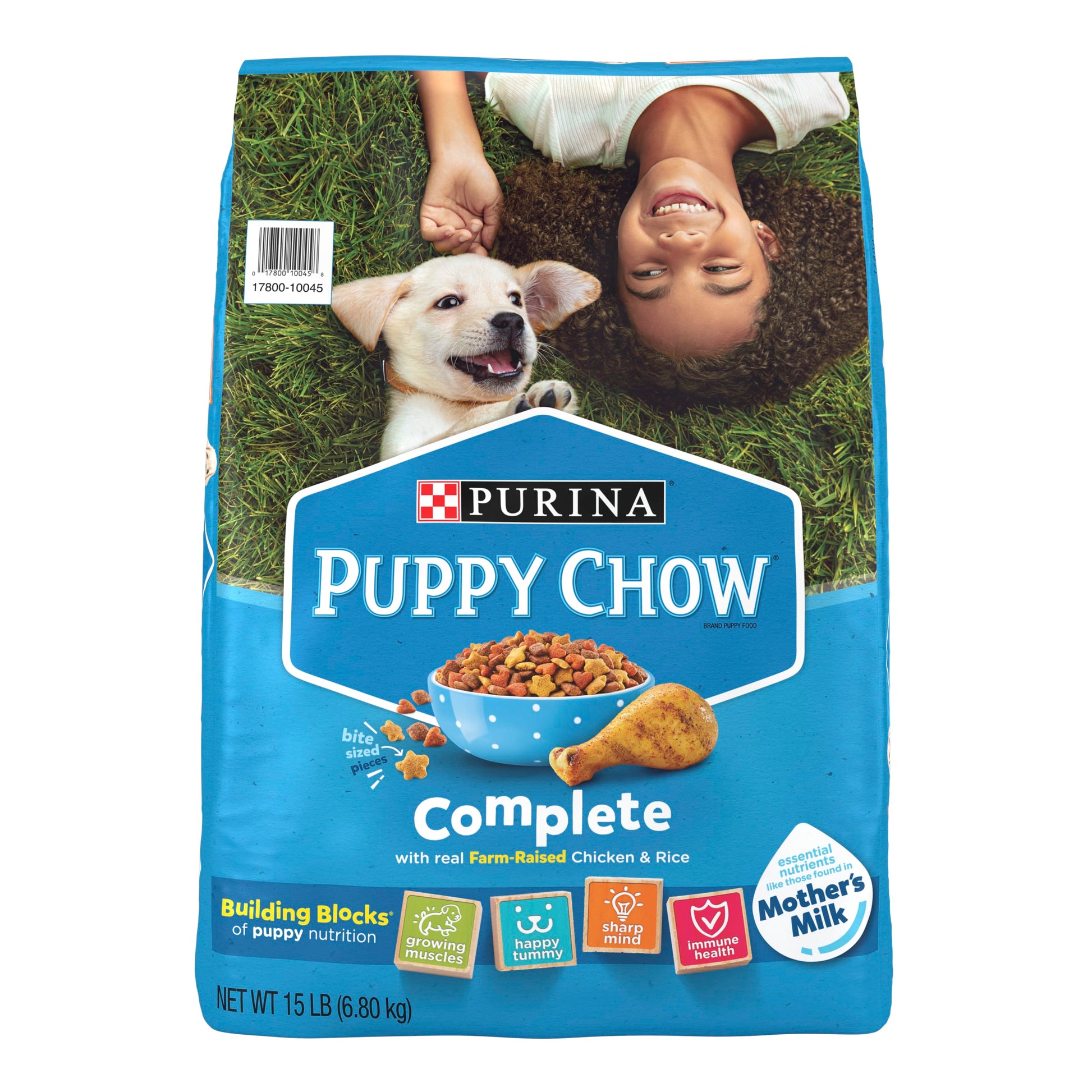 Purina Puppy Chow Large Breed Chicken Flavor Formula Dry Dog Food, 32-lb - 01780014918 Pie's Variety Store