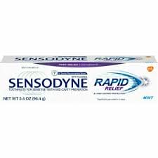Sensodyne Fresh Mint Sensitivity Toothpaste for Sensitive Teeth and Fresh Breath, 4 Oz - 31015808111 Pie's Variety Store