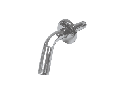 Shower Arm and Flange, 25-008, ABS, Chrome - CHIB050