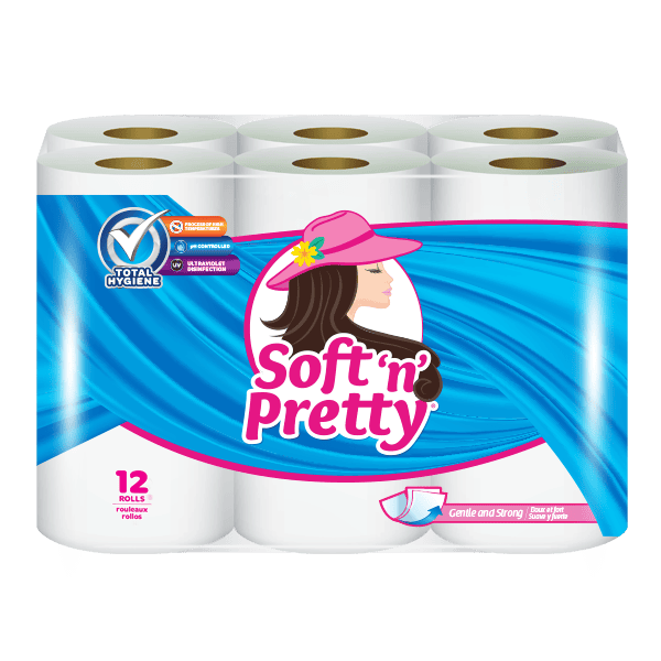 SOFT N PRETTY BATH TISSUE 12CT - SNPBT12CT Pie's Variety Store
