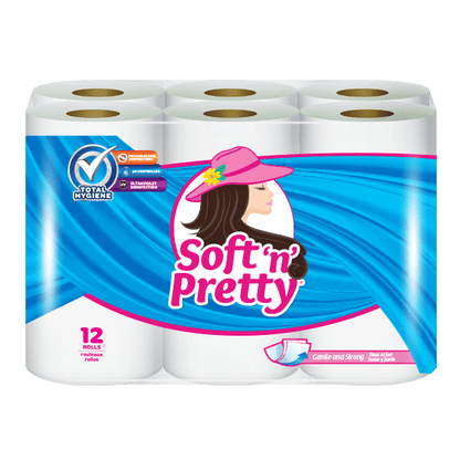 SOFT N PRETTY BATH TISSUE 12CT - SNPBT12CT Pie's Variety Store