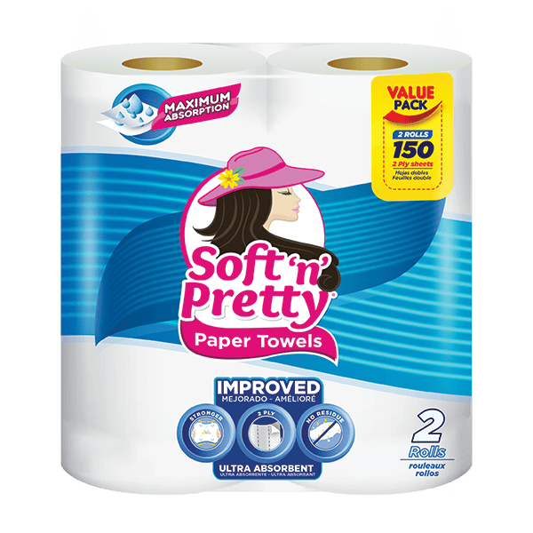 SOFT N PRETTY PAPER TOWEL VALUE PACK 3CT - SNPPTVP3CT Pie's Variety Store