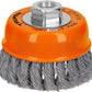 TRUPER Wire Cup Brush 14187 / CT-610 - 4" (102mm), 5/8-11, Fine Knotted Cup Brush - 14187 MEGA