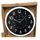 Wall Clock Analog 9.84 inches Modern Battery Operated for Bedroom Office Living Room Home Kitchen Bathroom Black/White -GW0143 Mega