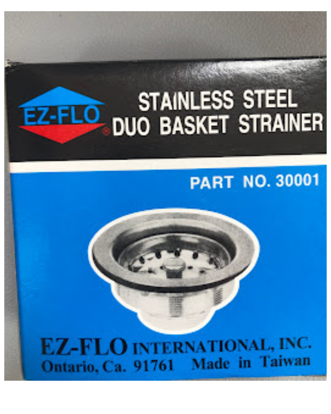 Ez Flo Basket Strainer Duo, Stainless Steel 3 1/2 inches - 4 1/2 inches - #30001 (EZF085) MEGA