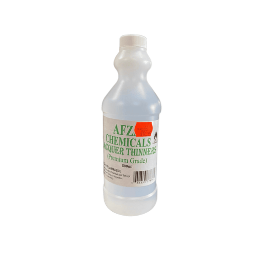 AFZA Lacquer Thinners-Premium Grade lacquer Thinners, Available in 500ml, 1 litre and 4 litre sizes. ebuystt