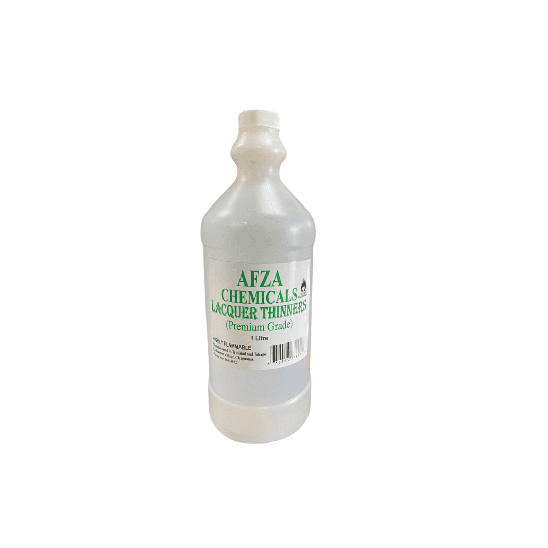AFZA Lacquer Thinners-Premium Grade lacquer Thinners, Available in 500ml, 1 litre and 4 litre sizes. ebuystt
