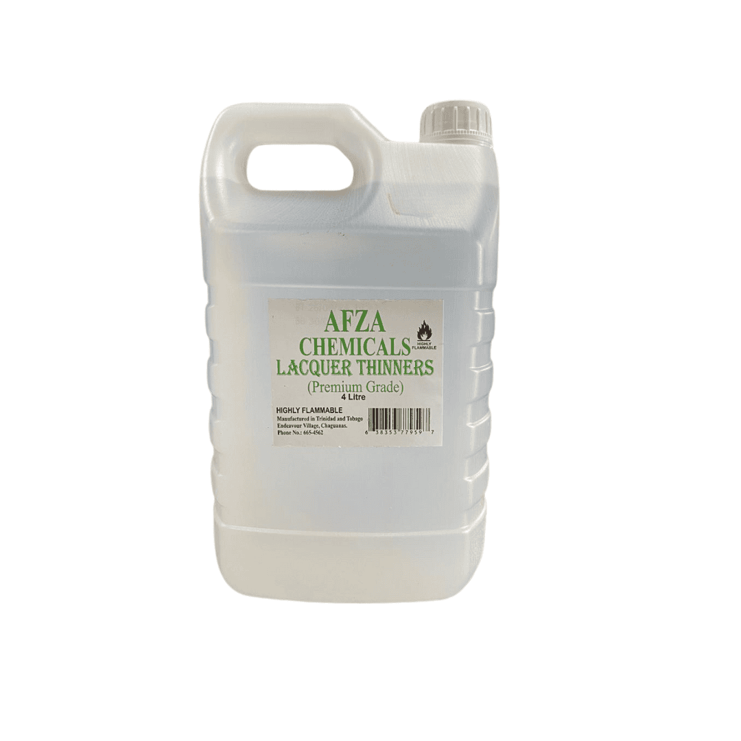 AFZA Lacquer Thinners-Premium Grade lacquer Thinners, Available in 500ml, 1 litre and 4 litre sizes. ebuystt