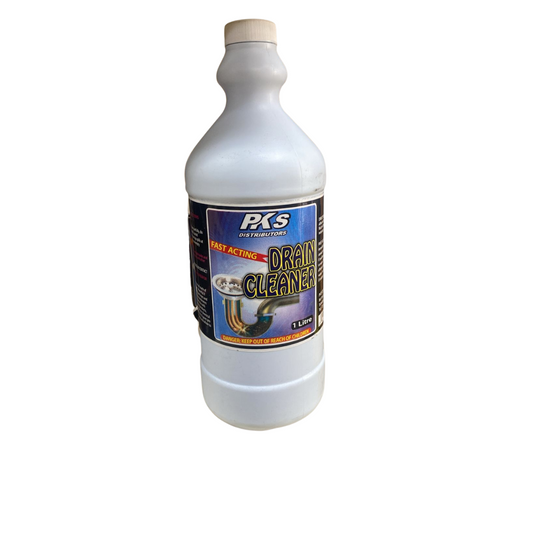 PKS Distributors Drain Cleaner For clearing clogs in sinks, drains, pipes.- 500 ML MEGA