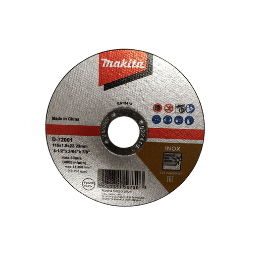 Cutting Disc 4 1/2" x 6/64"  D-72001 ebuystt