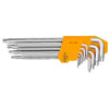 WORKSITE Wrench Set Star Wrench Set Hand Tools Middle Long 9Pcs Cr-V Star Wrench Set -WT2154