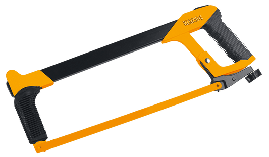 Worksite Hacksaw Frame 12 inches (300mm) Adjustable Hacksaw for Cutting Wood, PVC Pipes, Steel Pipes, Carpentry, Woodworking, Ideal for indoor DIY work etc. WT3060 Worksite Hand Tools