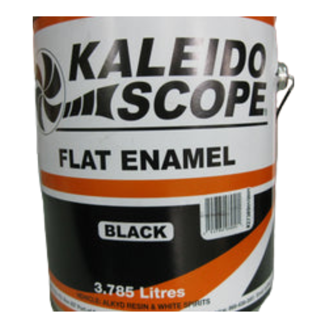 Kaleidoscope Flat Enamel Paint Black-29487 Mega