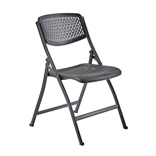 Genesis Folding Chair Black 48 cm x 56 cm x 82 cm / 18 inch x 22 Inch x 32 Inch - 395738 ebuystt