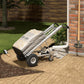 Cosco Handmick 3 In 1 Convertible Pneumatic 1000 Lbs Load Capacity 61" Height, 55-3/4" Length X 21" Width Hand Truck - Easily Converts To A 2 Wheel Upright, 4 Wheel Cart, Or An Assisted 4 Wheel Hand Truck - 206260 Ebuystt