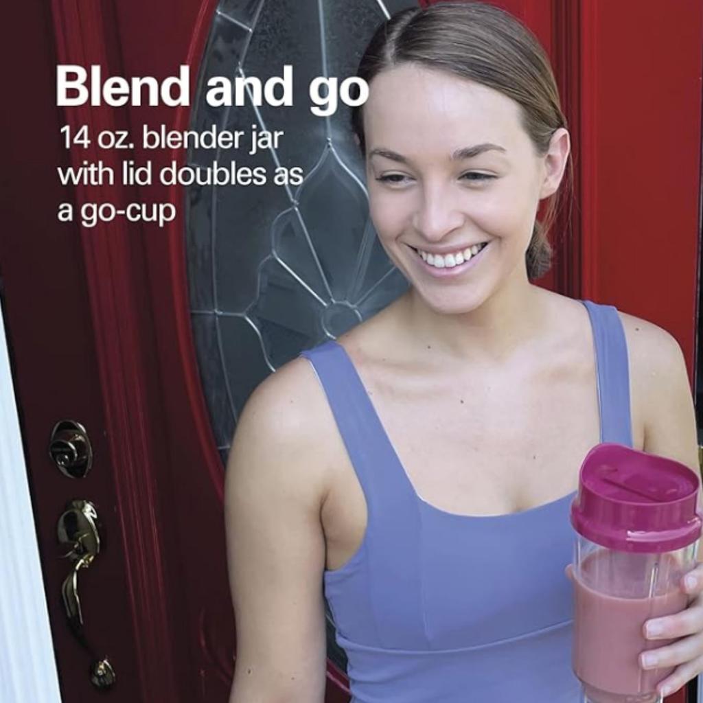 Hamilton Beach Easy Cleaning Portable Personal Blender 414 mL -469272-0040094511310 ebuystt