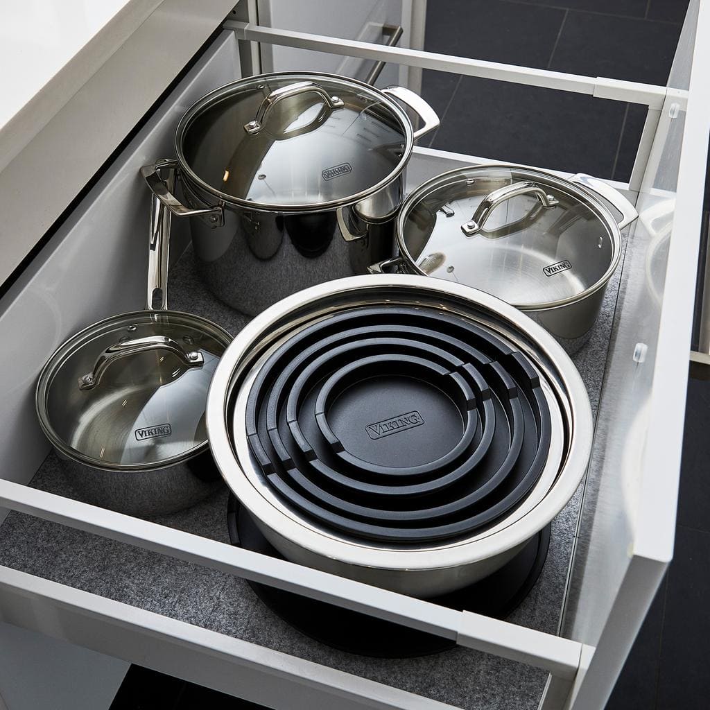 Viking Stainless Steel Mixing Bowls Set 10 Pieces - 493218-0840595110667 ebuystt