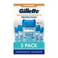 Gillette Cool Wave Men’s Antiperspirant and Deodorant Gel 5 Units / 107 g / 3.8 oz-419338 Hannah's Variety Store